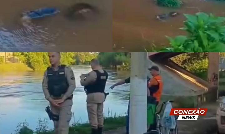 Corpo de homem é encontrado boiando às margens do Rio Sapucaí.