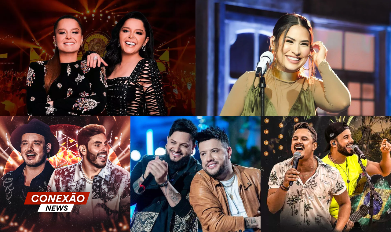 Maiara & Maraisa, Simone Mendes, Israel & Rodolffo, Diego & Victor Hugo e Clayton & Romário se apresentarão na Festa do Peão de Pouso Alegre.