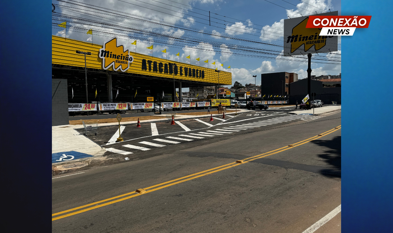 Mineirão Atacarejo inaugura loja no bairro São João, em Pouso Alegre.