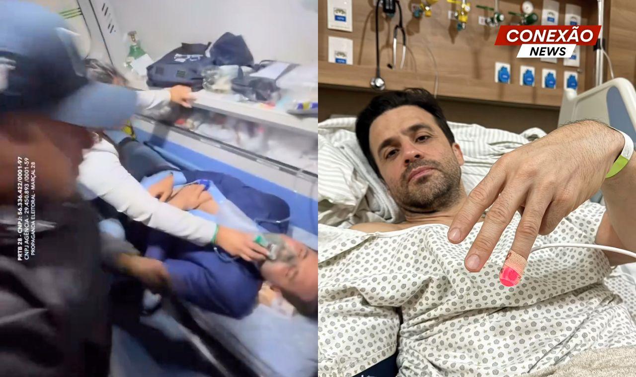 Pablo Marçal fraturou costela após agressão de Datena, segundo assessoria.