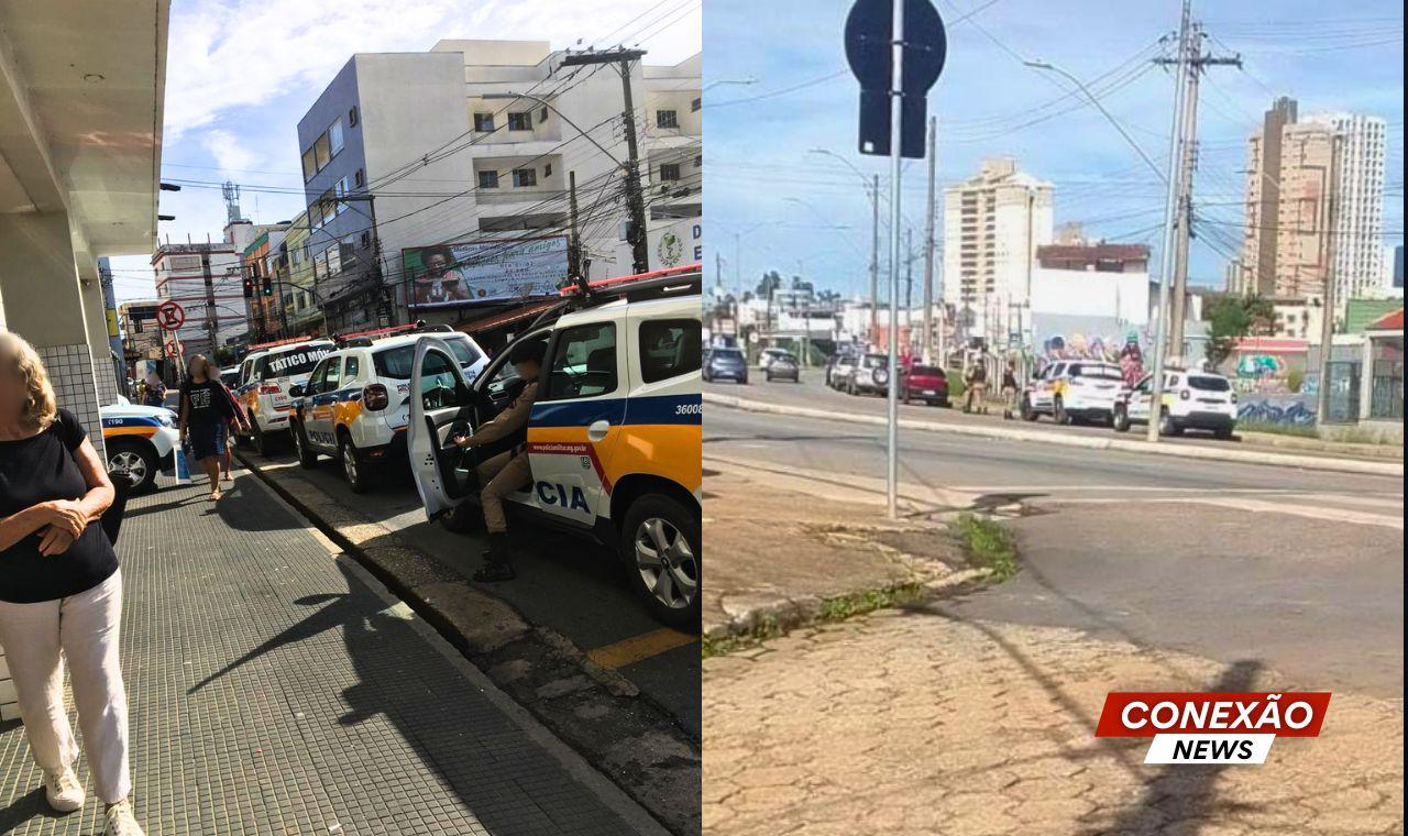 Suspeito de furtar botijão de gás é baleado na perna após resistir à prisão na Av. Perimetral, em Pouso Alegre (MG).