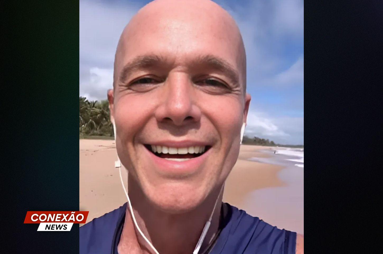 Netinho comemora cura do câncer: 'Não foi encontrdo qualquer sinal no meu corpo'.