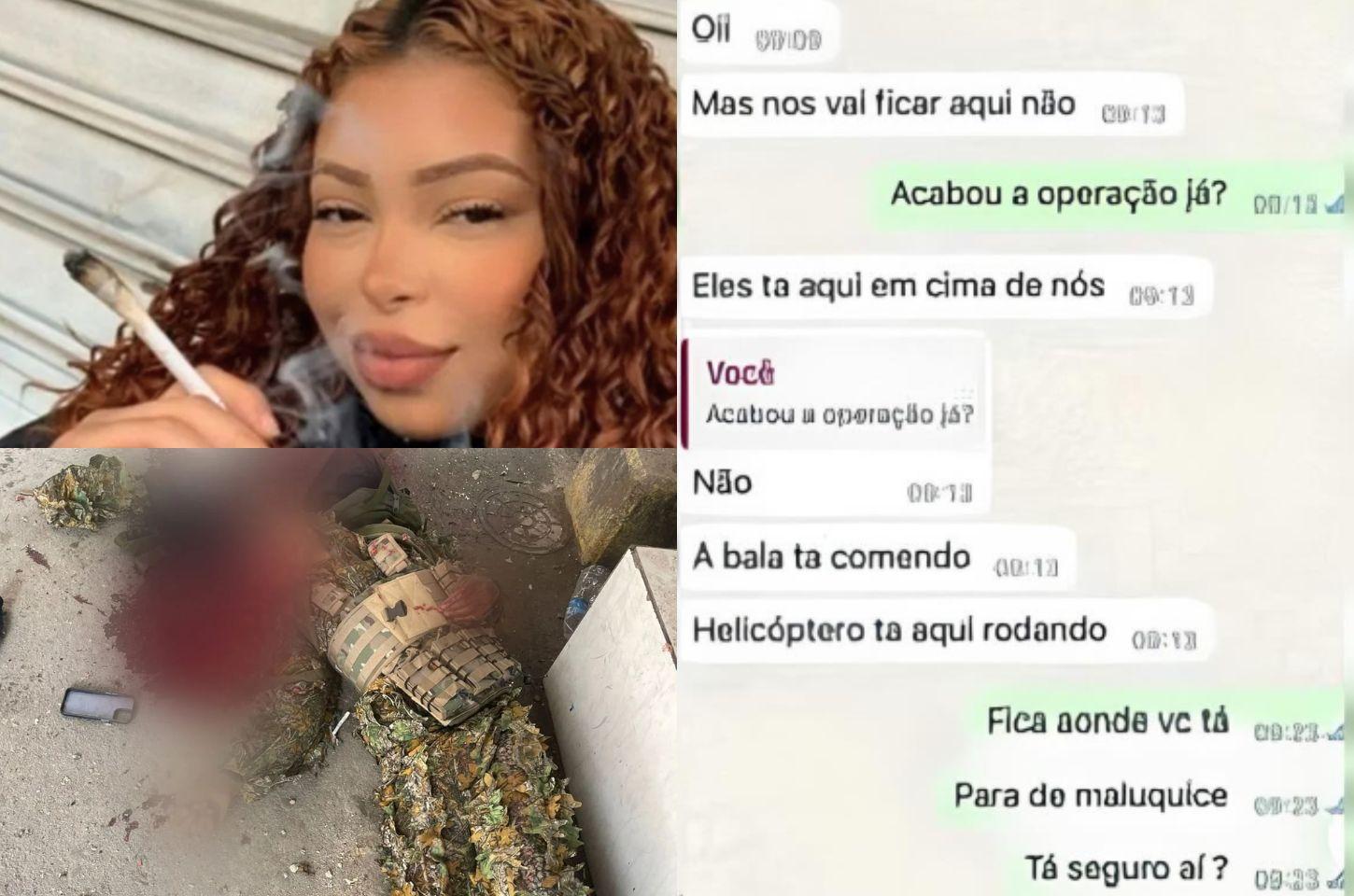 Veja o que a Japinha do CV disse para a amiga antes de ser fuzilada.