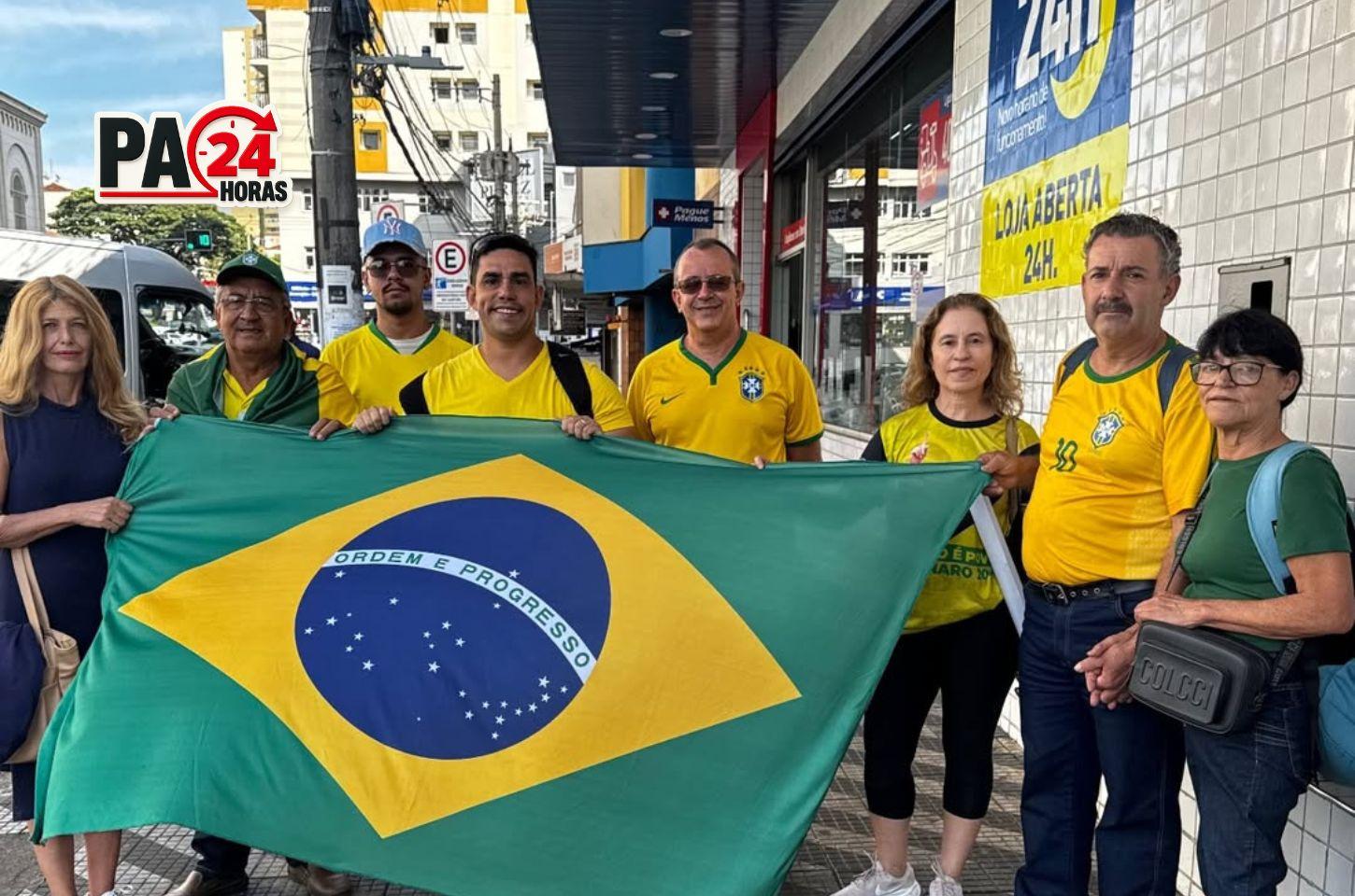 Moradores e vereador de Pouso Alegre vão até São Paulo para Caminhada pela Anistia e Liberdade.