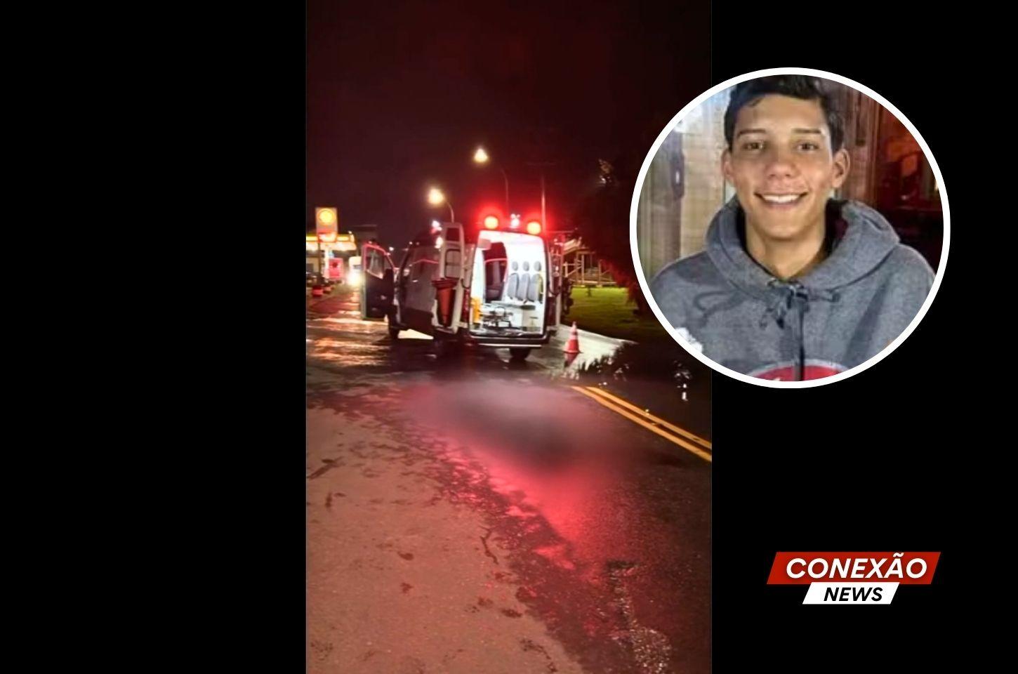 Adolescente de 16 anos morre após ser atropelado por ônibus.