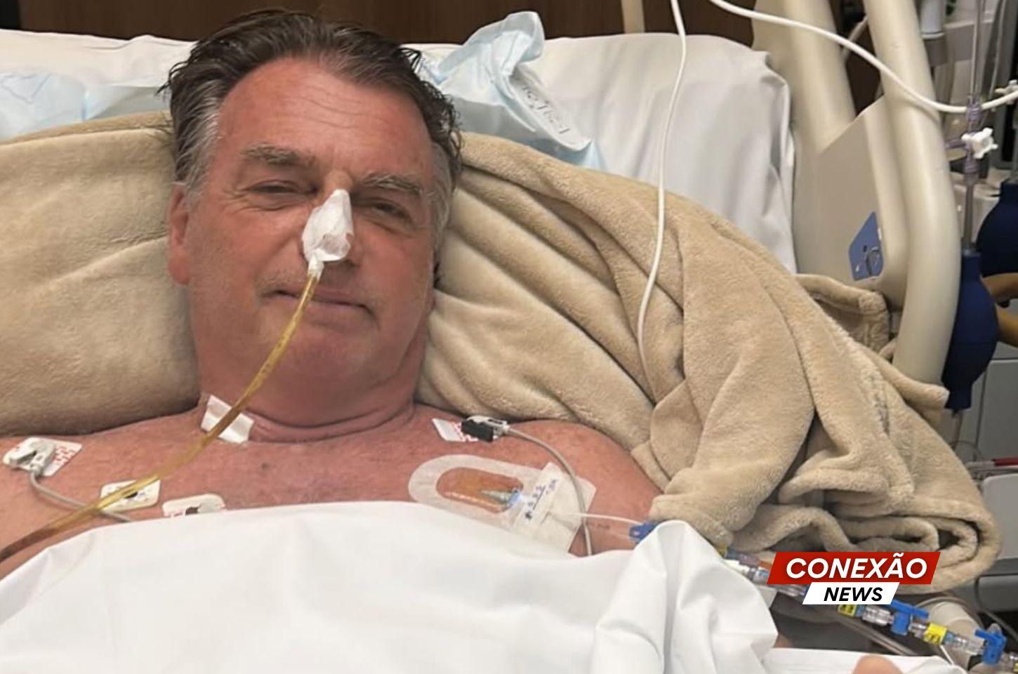 Bolsonaro segue estável e já se alimenta com dieta pastosa, diz médico.