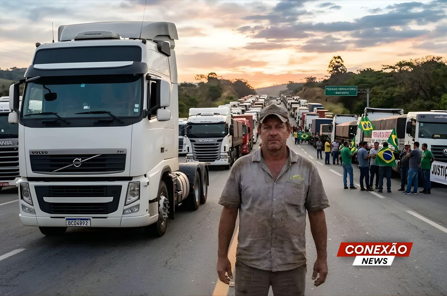 Caminhoneiros articulam greve nacional após alta do diesel.