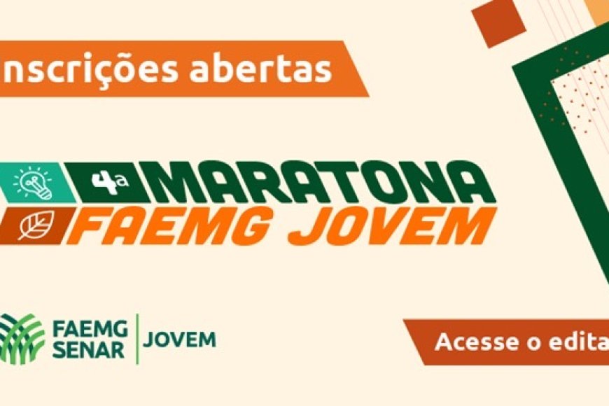 Edital da 4ª Maratona Faemg Jovem já está disponível