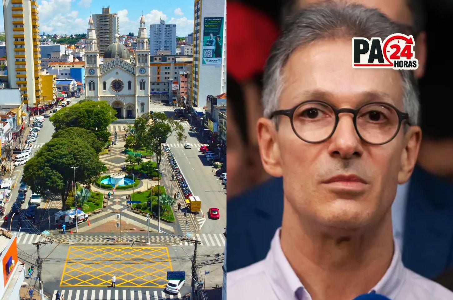 Romeu Zema estará em Pouso Alegre na próxima segunda-feira (16) antes de deixar o governo de Minas para disputar a Presidência.