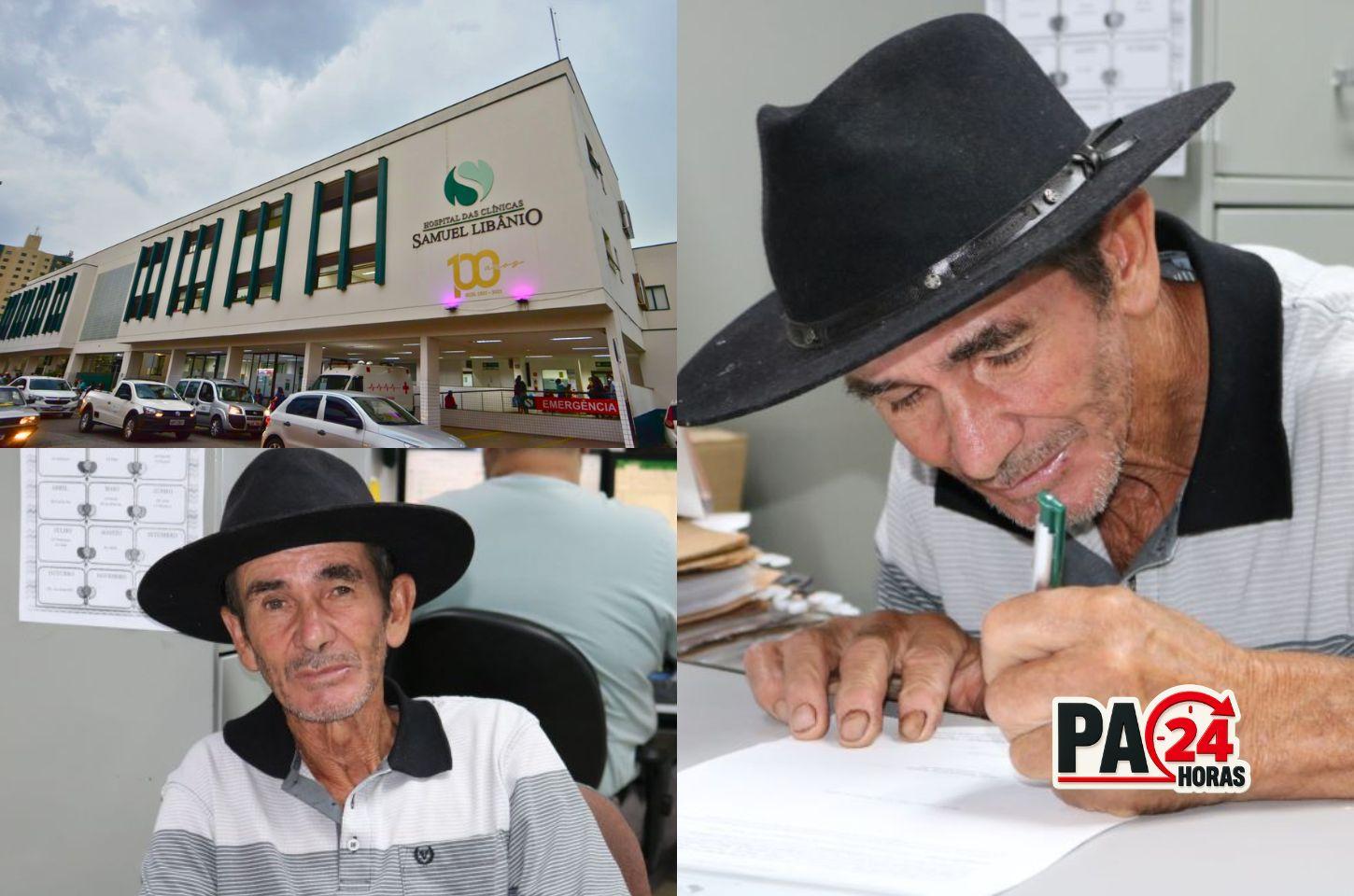 Sitiante de Congonhal faz rifa de bezerro e doa R$ 5 mil ao Hospital Samuel Libânio.